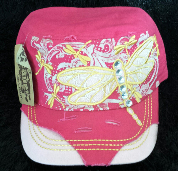 Pink Dragonfly Hat